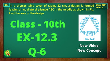 Ex 12.3 Q6 Class10 | Circle| Exercise 12.3 | Class10 Math | Class10 Ex 12.3 Q6 | Green Board