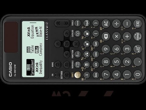 Casio fx-991 CW এ degree to radian - YouTube