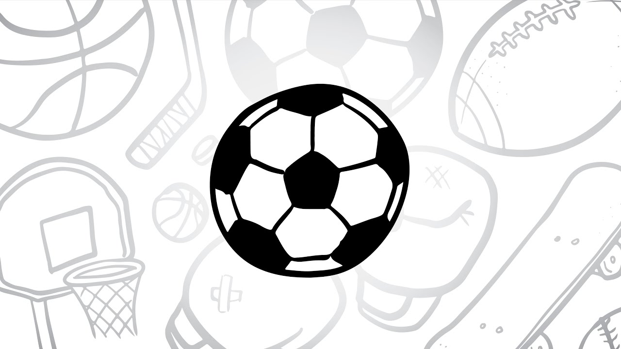 How to Draw a Simple Football/Soccer Ball StepbyStep Lesson YouTube