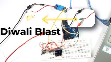 DIY Diwali Countdown Timer with Arduino & OLED Display | Festive Blast Animation 🎆