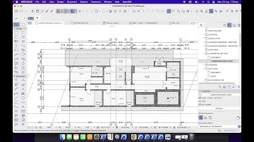 ArchiCAD Structure Display for Concrete Set-out plan