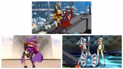 BlazBlue: Cross Tag Battle - Multi Character Combo Video #4 (Ruby/Yang, Celica/Nine, Aegis/Labrys)