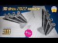 How to draw 3D 2022 number with pencil | step by step | very easy | 2022✓