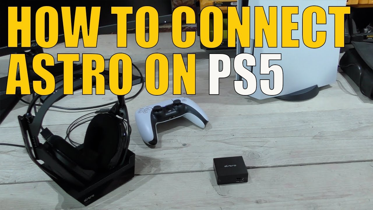 How to connect your headset to the PS5 with the Astro HDMI adapter