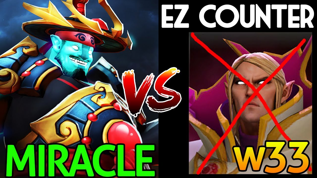 Miracle Dota 2 Storm Spirit Ez Counter Invoker By W33
