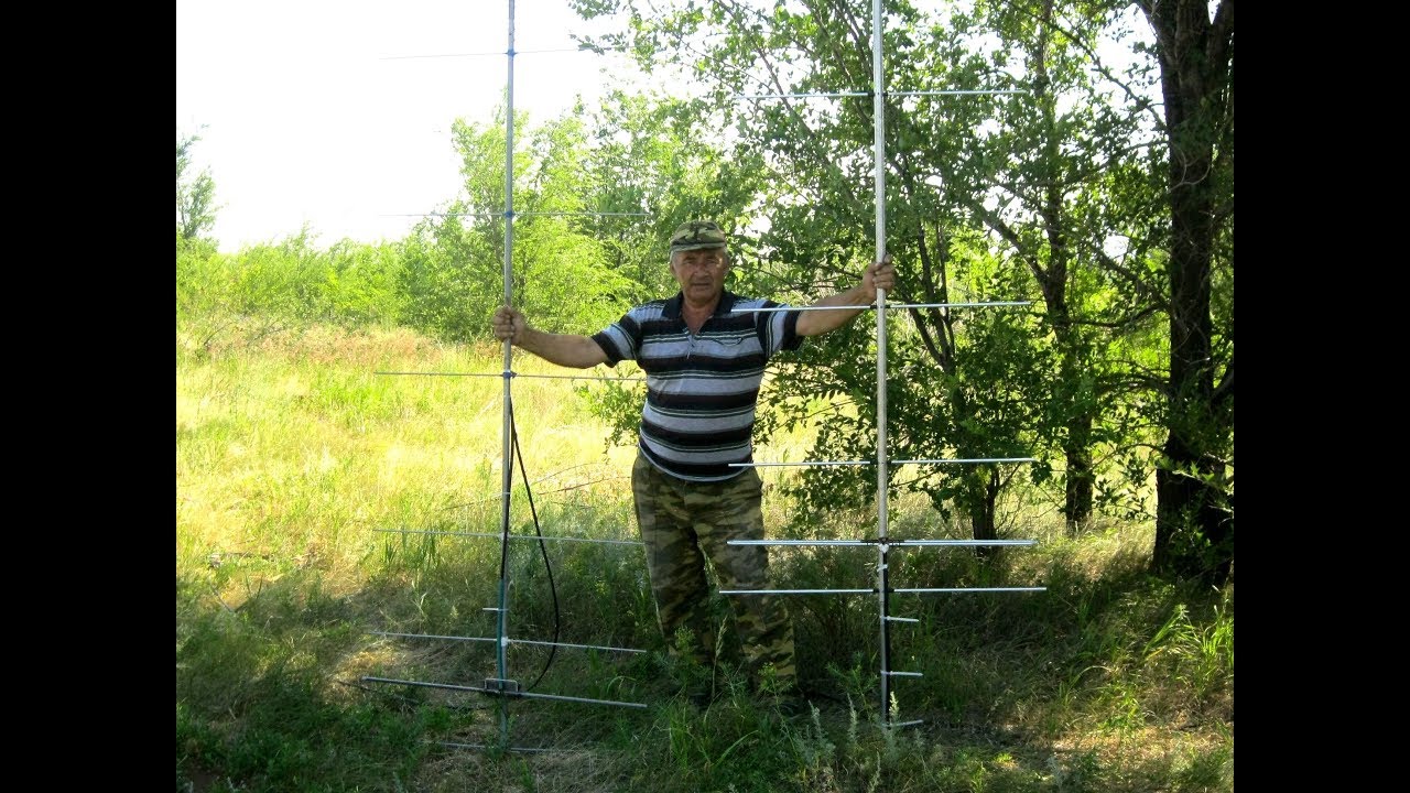 Тест УКВ антенн - YouTube