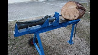 : spaccalegna DIY (homemade log splitter)