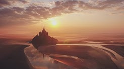 Mont Saint Michel 'confinement' Lockdown 2020 from the drone.