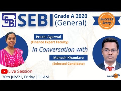 Success Story | SEBI Grade A General 2020| Selected Candidate | Mahesh Khandare