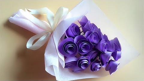 ABC TV | How To Make Twisted Rose Paper Flower And Wrap Flower - Craft Tutorial