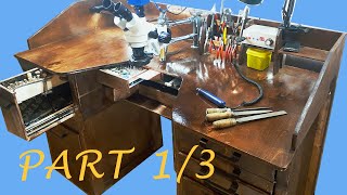Making amazing jewelry workbench from plywood with simple tools. Part 1/3