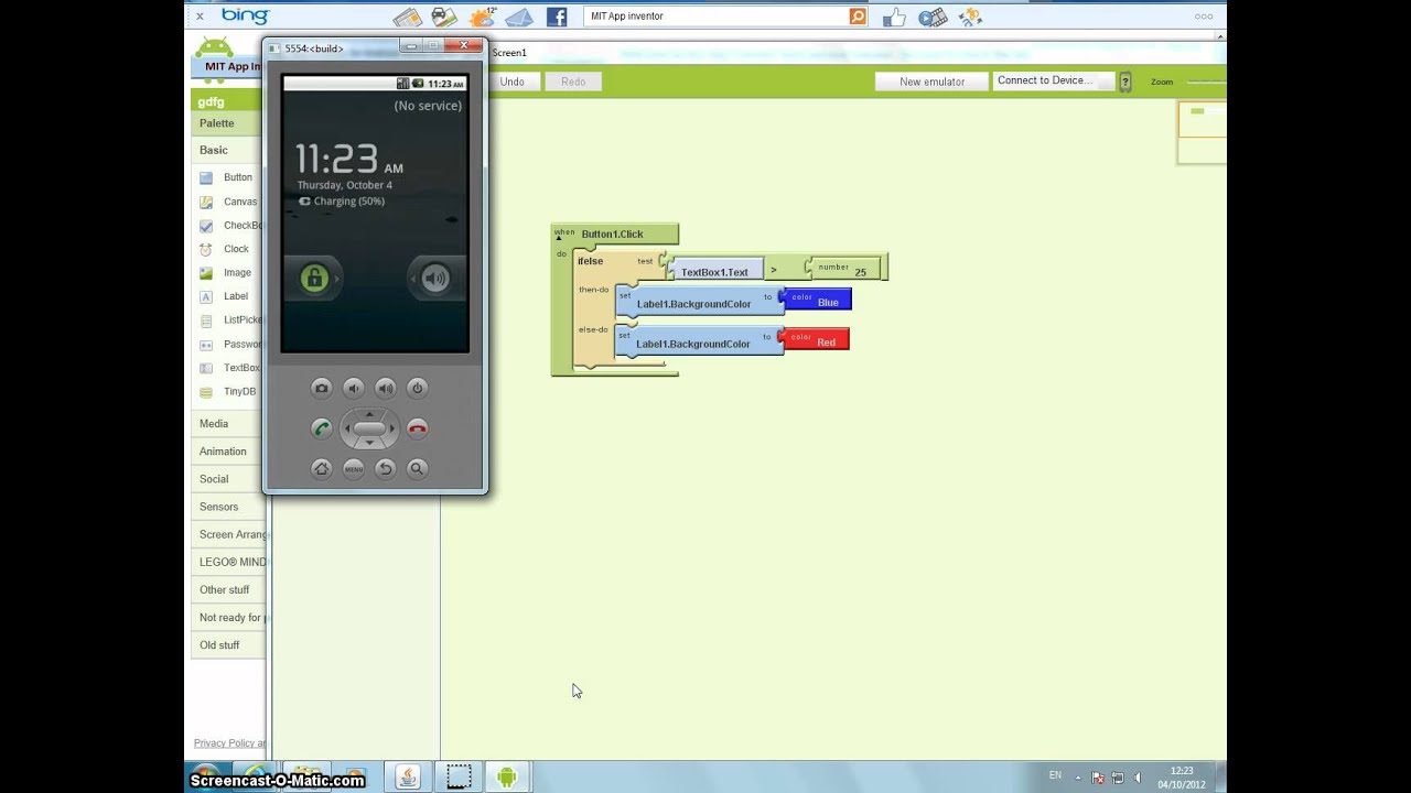 MIT App Inventor How to use If Else
