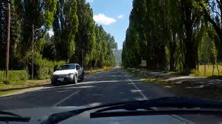 Llegando en Renault 12 a Aldea Escolar Buenos Aires Chico Maiten Chubut Patagonia Arg Primavera 22