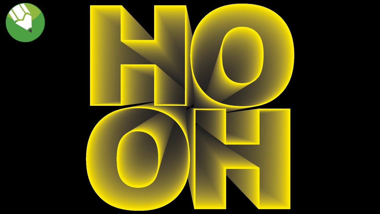 💥Coreldraw 3D Design - Use Bland Tool For Text Design ideas