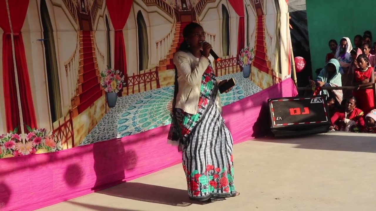 Bidesh kami te// santali stege program video//Monika besra// 2026