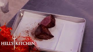 Gordon Has Enough With Being Served Raw Steak | Hell's Kitchen