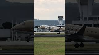 【阿蘇くまモン空港】FDA 9号機 322便 エンブラエル E175 テイクオフ (2025/10/21) #熊本空港 #空港 #FDA #E175 #shorts