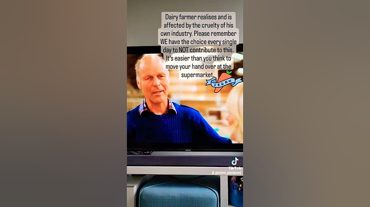 dairy farmer realizes cruelty during interview