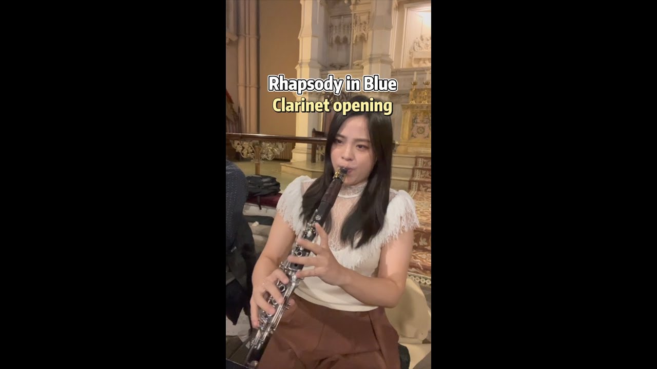 ⁣Gershwin Rhapsody in Blue Clarinet opening