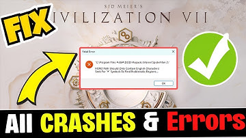 How to Fix Civilization VII Crashing & Not Loading ｜ Civ 7 Won