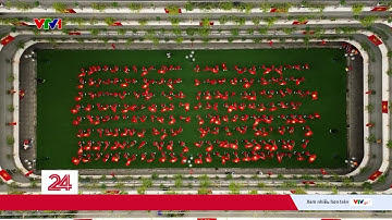 Rừng cờ hoa chào mừng ngày Quốc khánh 2/9 trong trường học | VTV24