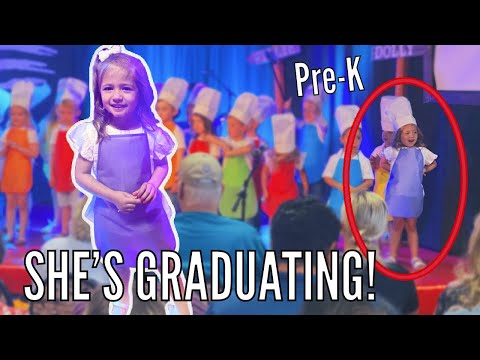 MAKING US LAUGH at her PRE-SCHOOL GRADUATION! 😆 | STELLA'S END OF YEAR PROGRAM