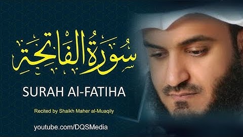 Surat Al-Fatihah (The Opener) |MisharyRashid Alafasyمشاري بن راشد العفاسي | |سورة الفاتحة