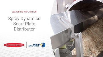 Spray Dynamics Scarf Plate Distributor | Heat and Control