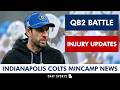 Colts Minicamp News: THIS ROOKIE Impressing, Richardson vs. Leonard QB2 Battle + Injury Updates