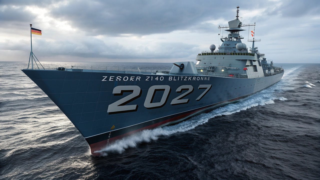 2027 – Zerstörer Z140 Blitzkrone: Deutschlands futuristischer Super-Zerstörer