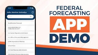 Federal Forecasting APP/Demo screenshot 2