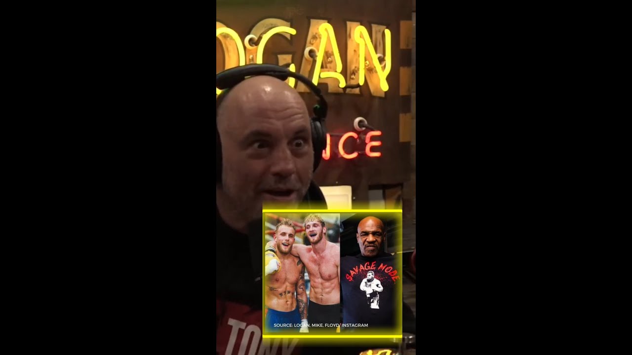 Jake Paul vs Logan Paul Who has a better Chance against Mike Tyson | Joe Rogan #shorts