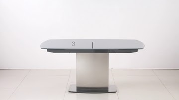 Instruction Chintaly Imports Mavis Tempered Glass Top Dining Table