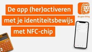 Activeren App met je identiteitsbewijs met NFC-chip | Digitaal bankieren: Hoe werkt het? | ING