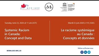 ONLINE CONFERENCE | Understanding Systemic Racism in Canada: Concept and Data