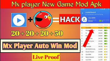 Mx player game hack trick | Mx player bubble blast game tricks | Mx player auto win mod apk