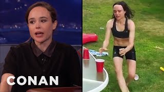 Ellen Page & Nina Dobrev Played Slip N