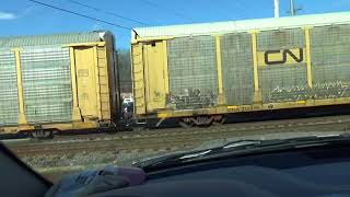 Csx Q277-05 Loadedempty Autorack Train Amtrak Po29