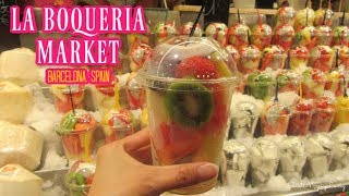 La Boqueria Market at Barcelona Spain - a MUST Place to Visit in Barcelona