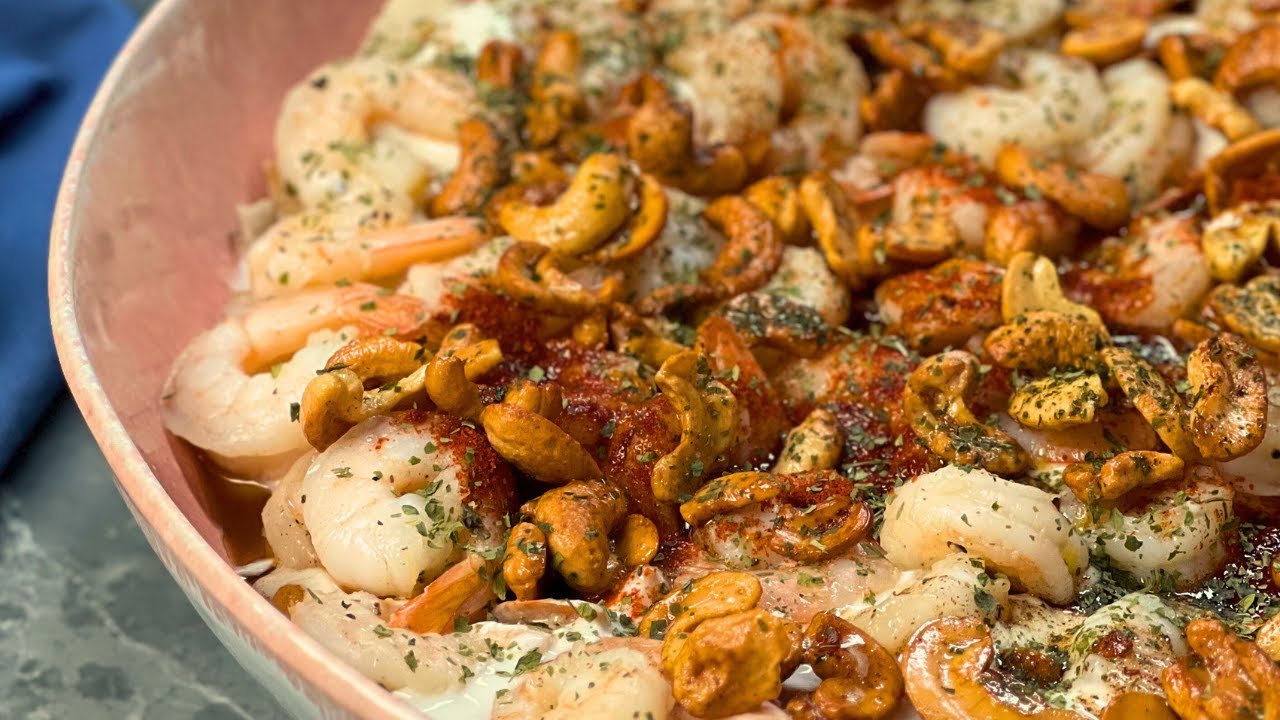 😍🦐🤩فتة الروبيان🤩🦐😍