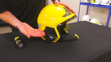 HOW TO - Mounting Nightstick XPP-5418RX with NS-HMC8B Mount to MSA Gallet F1 XF fire helmet