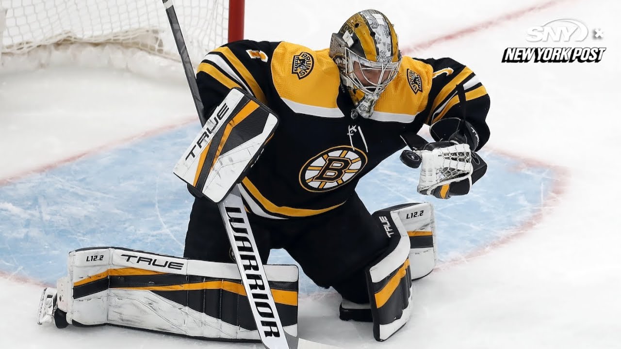 Marchand, Swayman give Bruins 4-2 win, Canes lead series 2-1