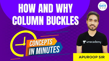 How and why Column Buckles | Concepts in Minutes | By Apuroop Sir