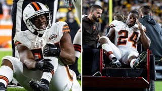 Worst NFL injuries ever as Nick Chubb knee injury replay too gruesome to show