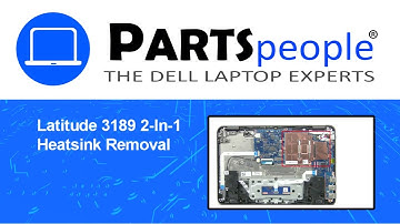 Dell Latitude 3189 2-In-1 (P26T001) Heatsink How-To Video Tutorial