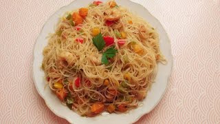 تحضير النودلز الصيني بالجمبري و الخضروات مذاق رائع و بطريقة سهلة / Simple Stir Fry Noodles Recipe