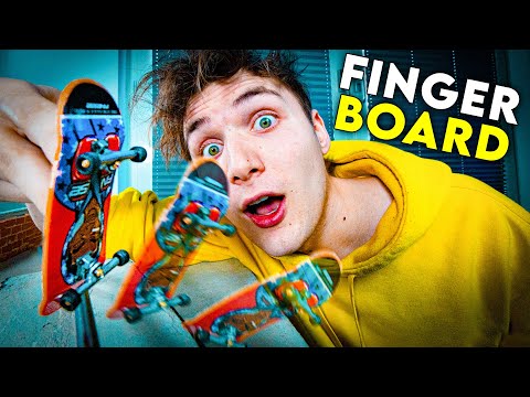 Video: Wie Lernt Man Ein Fingerboard Zu Fahren?