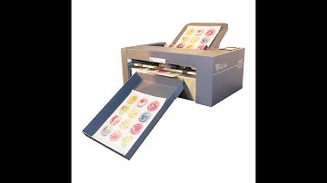 Vulcan SC350 Digital Sheet Label Cutting Machine How to install cutting blade #labelcutter
