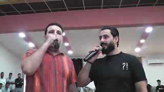 درازي ثقل مع الفنان محمد شحادة من افراح ال الحريري حفل زفاف سميح الحريري