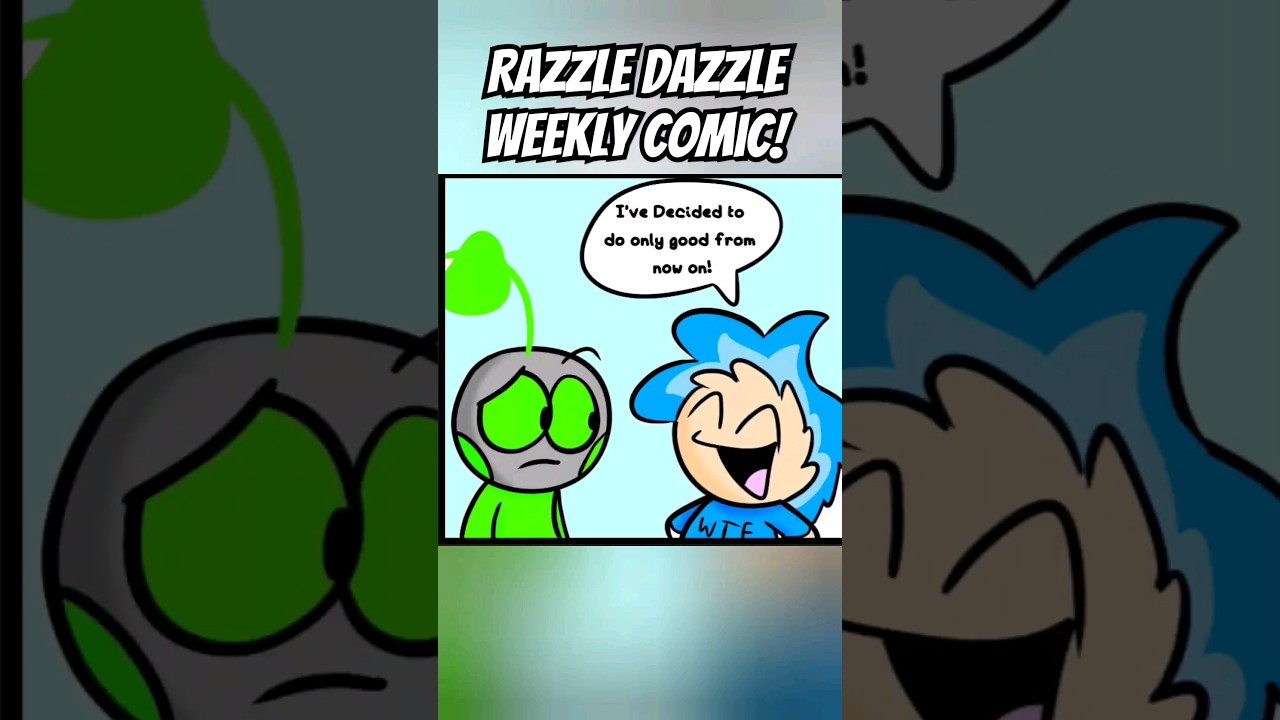 Razzle Dazzle Weekly Comic #comics #comedy #animation #cartoon #YouTube #shorts #shortvideo #actor